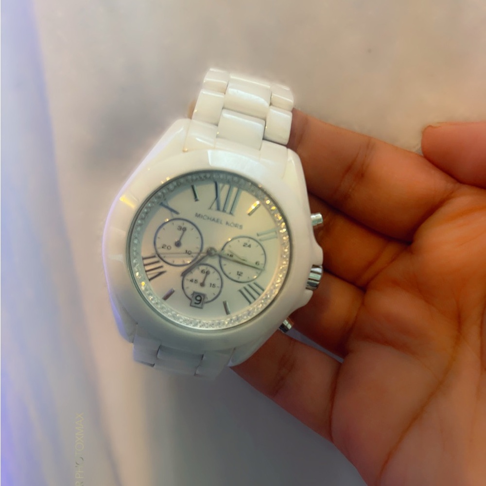 Michael Kors White Chronograph Watch